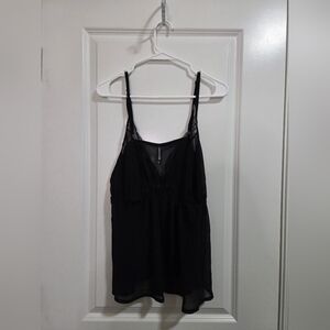 Torrid Black Lace Babydoll with Shorts Lingerie